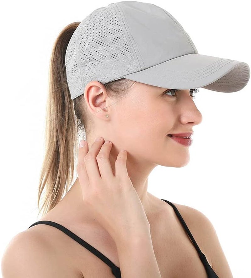 Bucaum Cross Hat Womens Baseball Cap -Cross Ponytail Hat Baseball Cap - Image 5