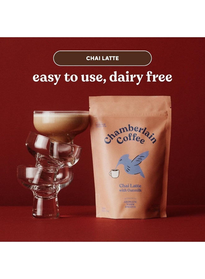 Chamberlain Coffee Gentle Hummingbird Chai Mix - Warm, Aromatic Vegan Chai with Oat Milk, Vanilla & Spices - Hot or Iced Instant Chai Latte - 10oz - 10 Servings - Image 3
