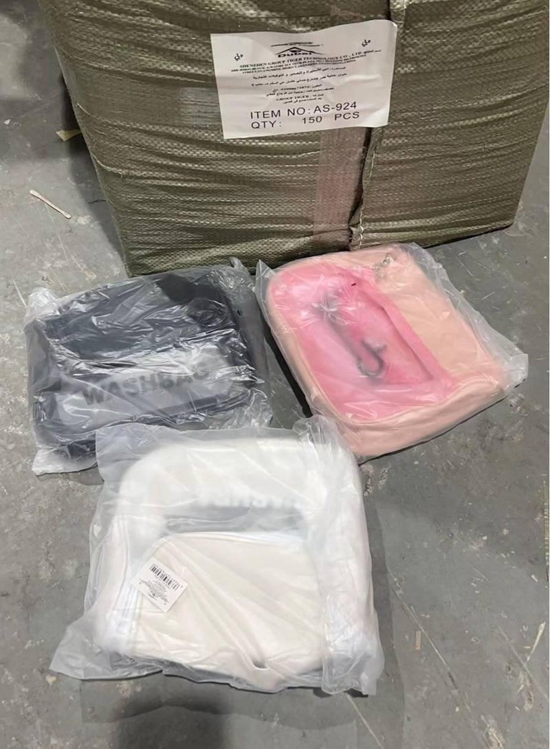 شنطه تنظيم ميكب و كريمات لون اسود - Image 5