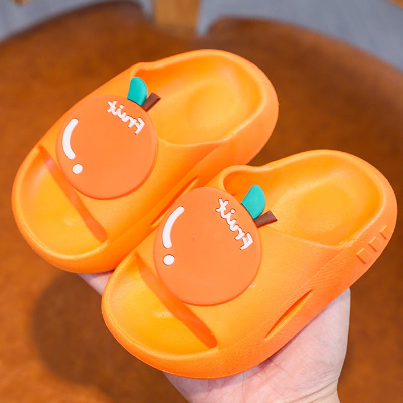 Children'S Sandals And Slippers Female Cartoon Baby Home Cute Non-Slip Children'S Strawberry Princess Shoes Summer Soft Bottom For Boys - Image 3