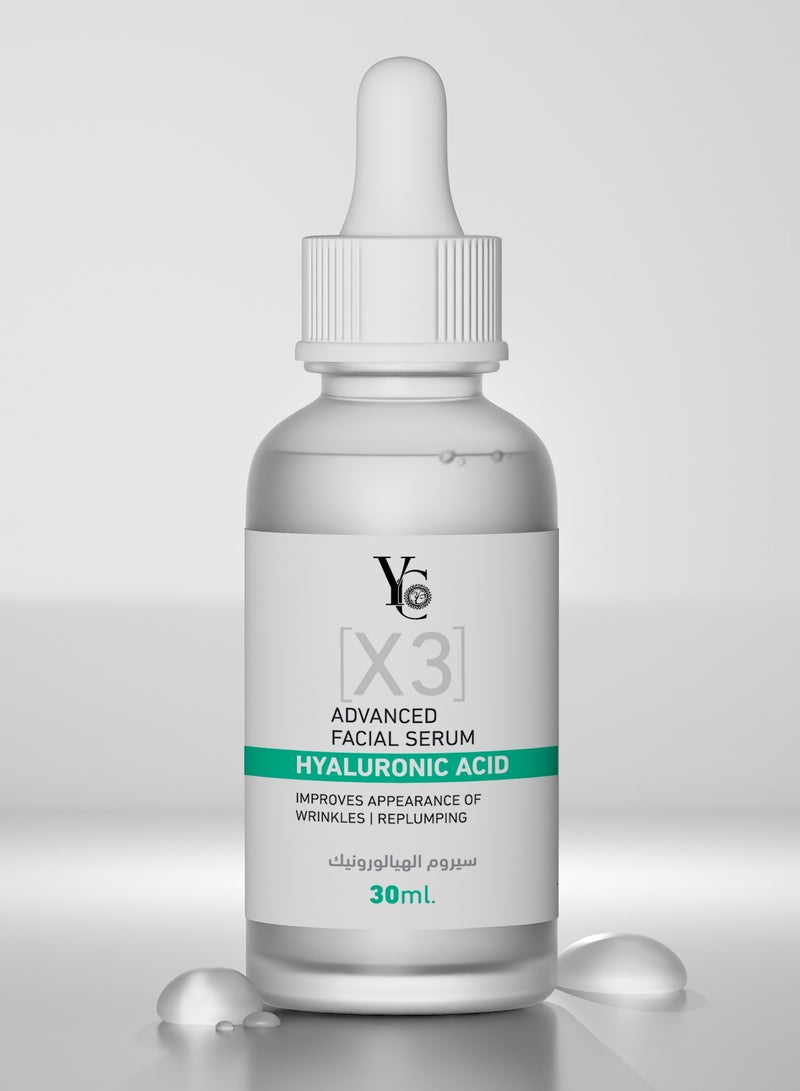 YC Advanced Facial Serum - Hyaluronic Acid 30ml - Image 2