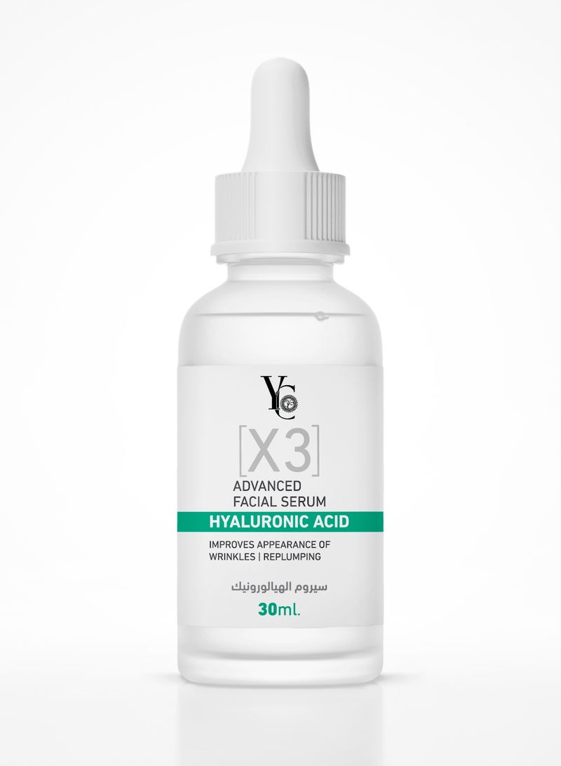 YC Advanced Facial Serum - Hyaluronic Acid 30ml - Image 3