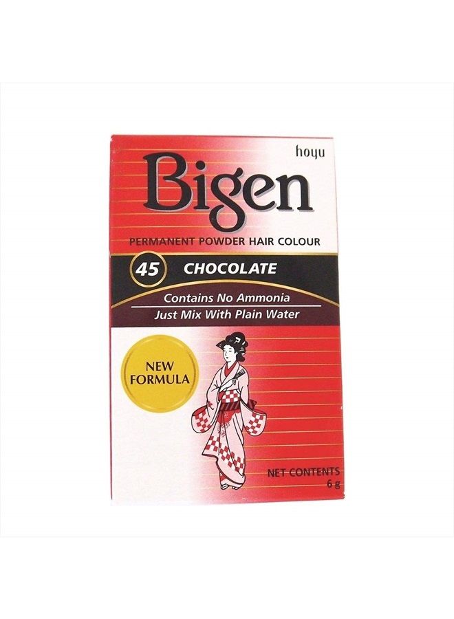Bigen Powder Hair Color, Chocolate, 0.21 Oz (BU02P03505)