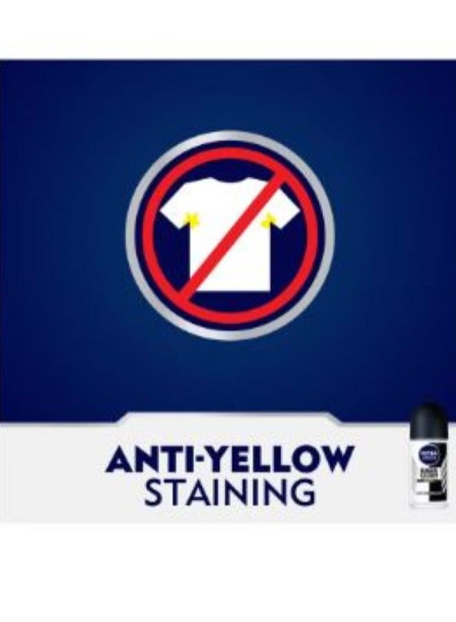 Nivea Pack Of 3 Men Invisible Black and White Deodorant 50ml - Image 3