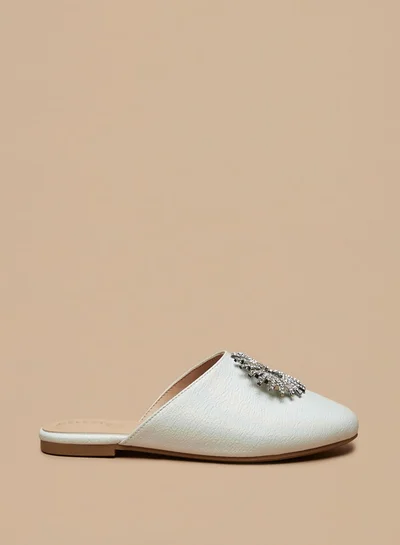 Celeste Girls' Embellished Slip-On Mules