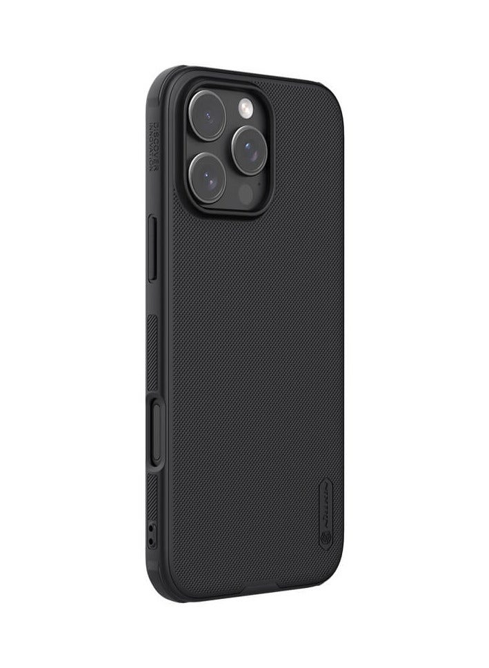 Nillkin Super Frosted Shield Pro cover case Compatible with MagSafe for iphone 16 Pro Max - Black - Image 1