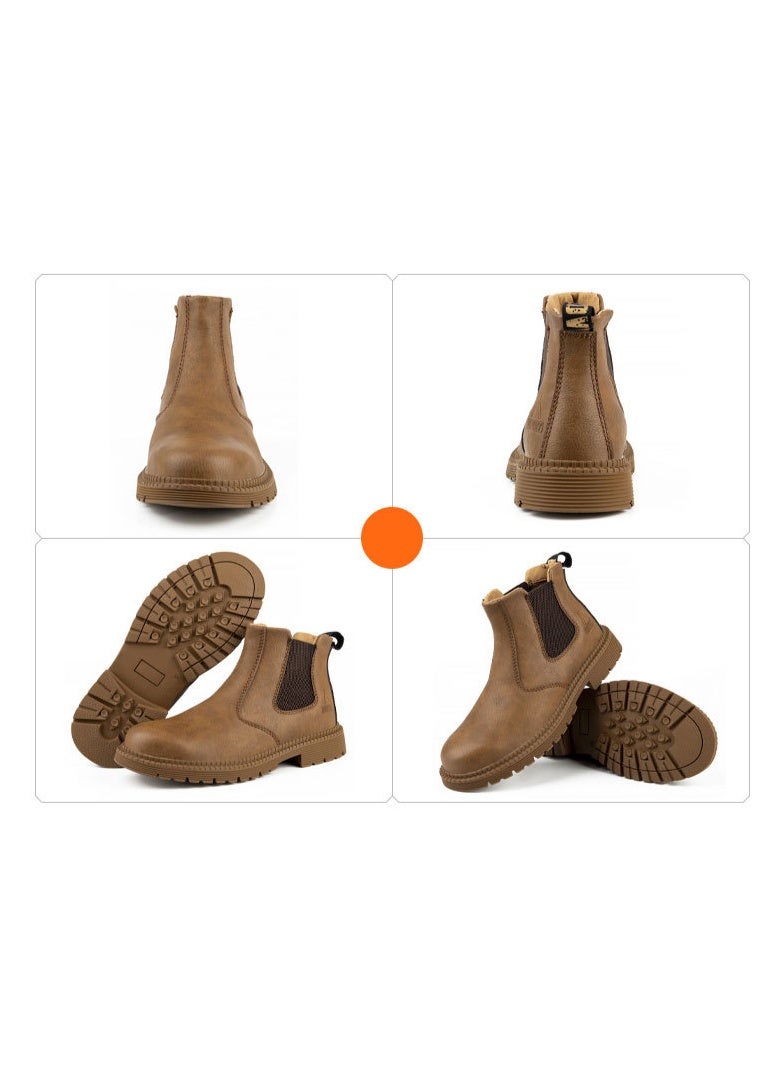 NIBEMINENT Work Boots Indestructible Safety Shoes Men Steel Toe Shoes Puncture-Proof Sneakers  Non Slip Work Shoes Male Tactical Boots - Image 2