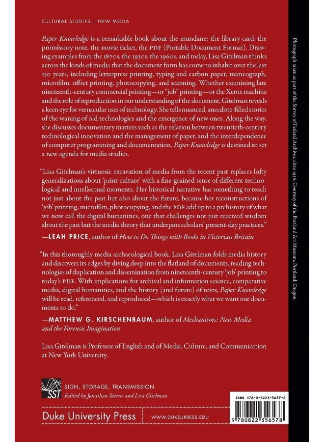 Paper Knowledge: Toward a Media History of Documents - Image 2