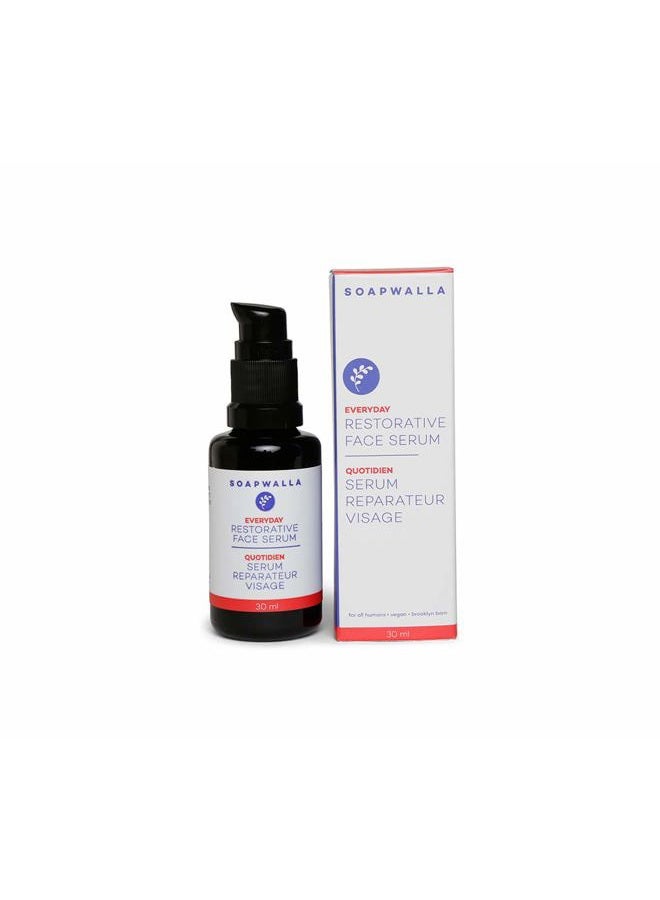 soapwalla Restorative Facial Serum | Vegan, Cruelty-Free, Clean Skincare (1 fl oz | 30 ml) - Image 2