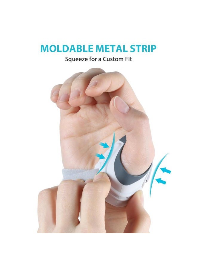 KD Thumb Brace: CMC Thumb Brace for Osteoarthritis CMC Joint Arthritis Pain, Thumb Splint Stabilizer with Thumb Sleeve, Flexible (Medium, Left Hand) - Image 3