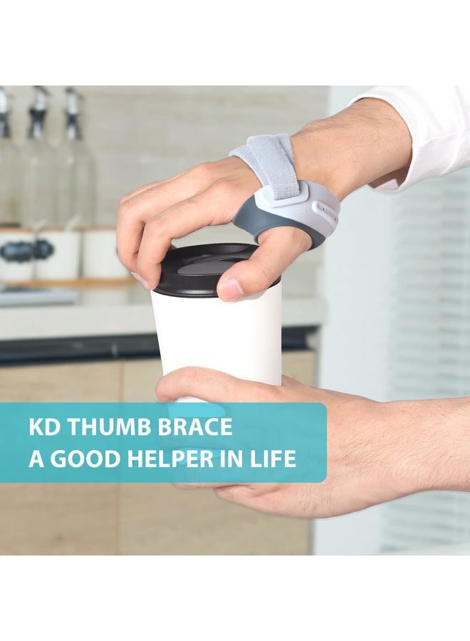 KD Thumb Brace: CMC Thumb Brace for Osteoarthritis CMC Joint Arthritis Pain, Thumb Splint Stabilizer with Thumb Sleeve, Flexible (Medium, Left Hand) - Image 4