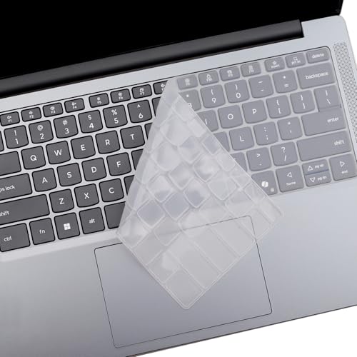 Saco Laptop Keyboard Cover Compatible for 2025 Lenovo IdeaPad Slim 5 13ARP10 13.3 Inch Thin and Light Laptop, Silicone Clear - Image 4