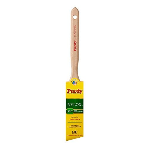Purdy 144152215 Nylox Series Glide Angular Trim Paint Brush, 1.5 inch - Image 1
