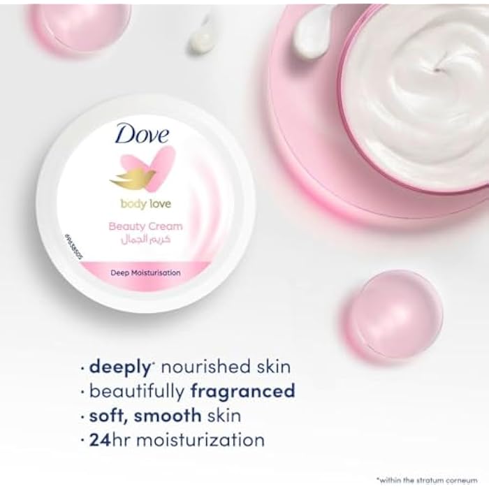 Dove Nourishing Body Care Beauty Cream for Soft & Smooth skin deep moisturization 150G - Image 5
