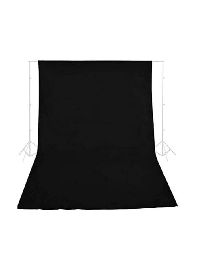 PROMAGE 2mx3m Anti Wrinkle fabric Photography Backdrop Background Cloth, Black - Image 1