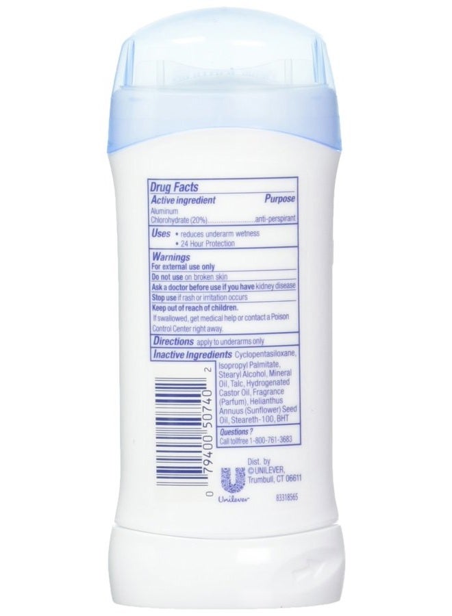 Dove Deodorant 2.6 Ounce Invisible Solid Sensitive Skin (76ml) (6 Pack) - Image 2