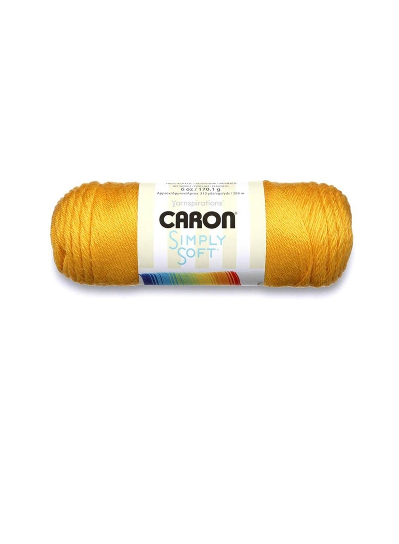 Caron Simply Soft Solids Yarn Gold - Image 1