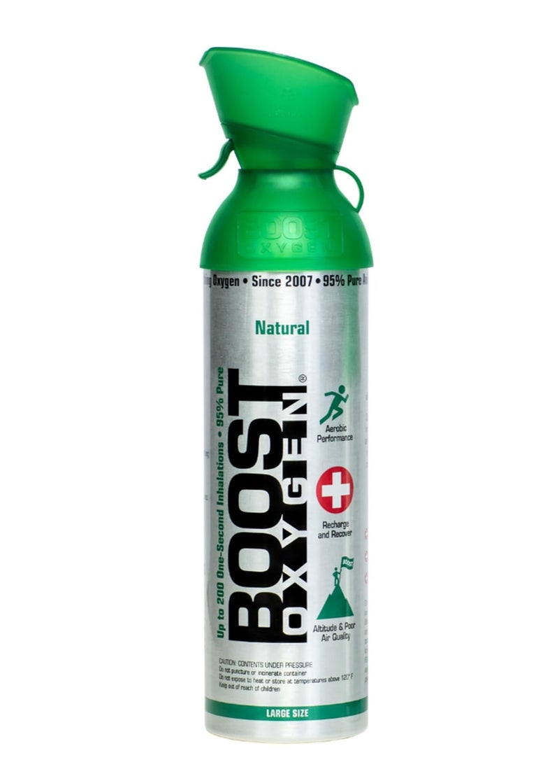 BOOST OXYGEN Oxygen Large Natural Aroma 10 Liter Canister 
