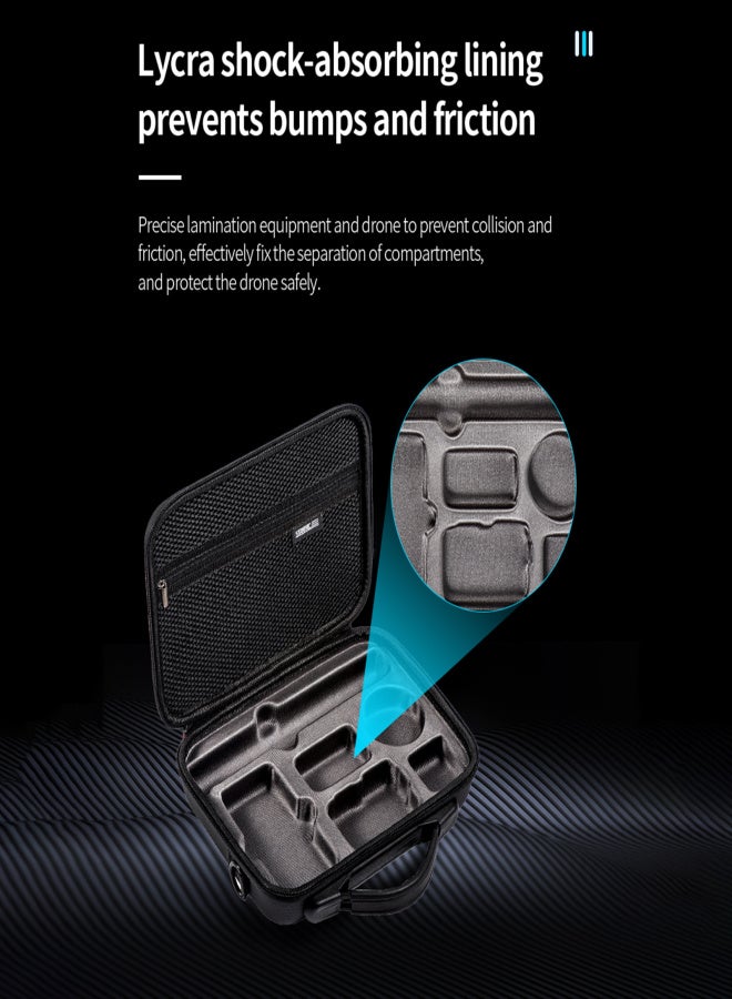 ستارت آر سي حقيبة كاميرا رياضية، حقيبة كاميرا رقمية، حقيبة تخزين محمولة للكاميرا، حقيبة حماية للكاميرا الرقمية بتصميم شبه مفتوح، متوافقة مع كاميرا DJI Osmo Action 4، تدعم خاصية التحرير السريع - Image 3