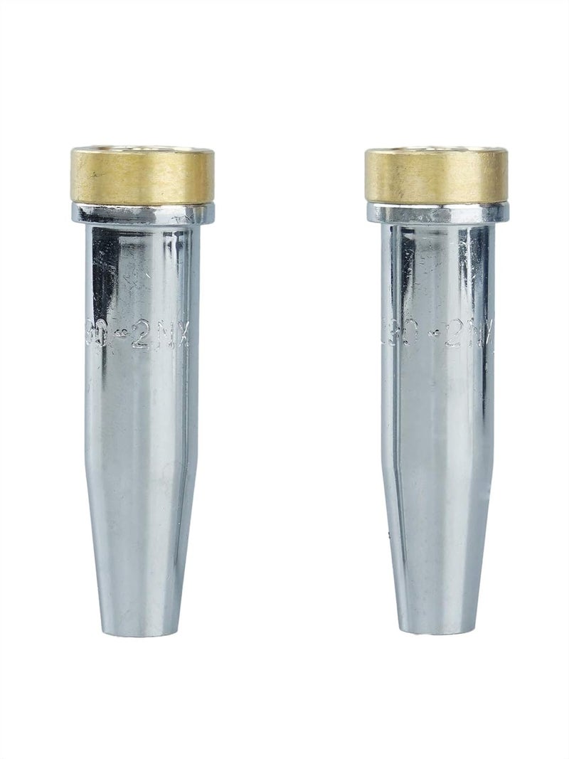 Tealover 2 Pack 6290NX Propane Cutting Torch Tips Replacement for Harris,Size 1 - Image 1