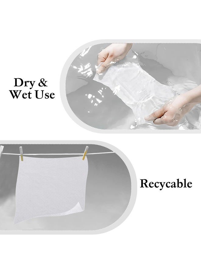 optxpnd Disposable Face Cloths for Washing Disposable Towels Facial Towelettes Facial Cleansing Cloths (2 Pack) - Image 4