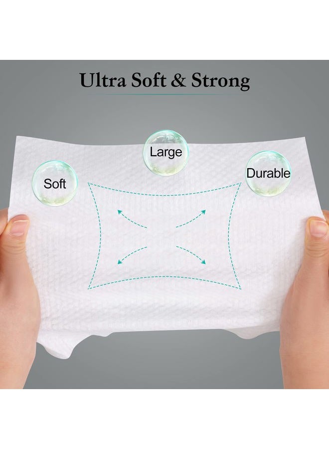 optxpnd Disposable Face Cloths for Washing Disposable Towels Facial Towelettes Facial Cleansing Cloths (2 Pack) - Image 3