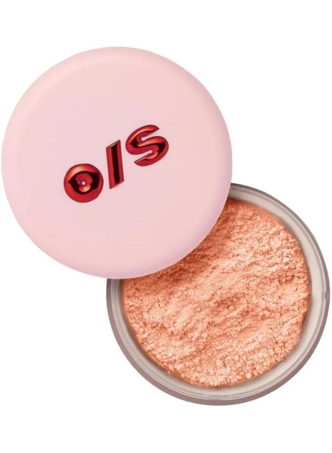 One size ONE/SIZE OIS Ultra Peach Powder – Brightening & Blurring Loose Setting Powder for Smooth Long-Lasting Makeup - Image 1
