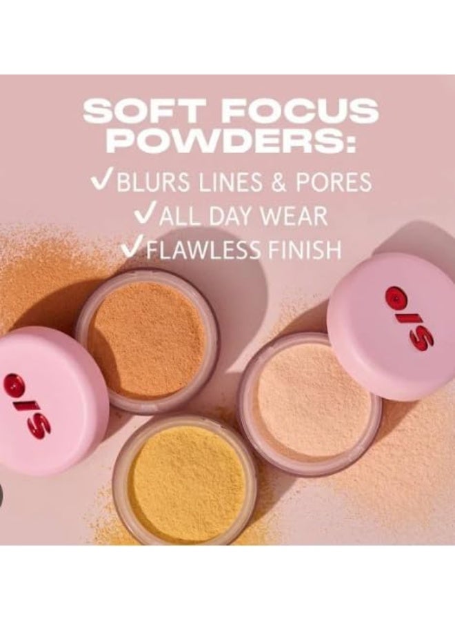 One size ONE/SIZE OIS Ultra Peach Powder – Brightening & Blurring Loose Setting Powder for Smooth Long-Lasting Makeup - Image 4
