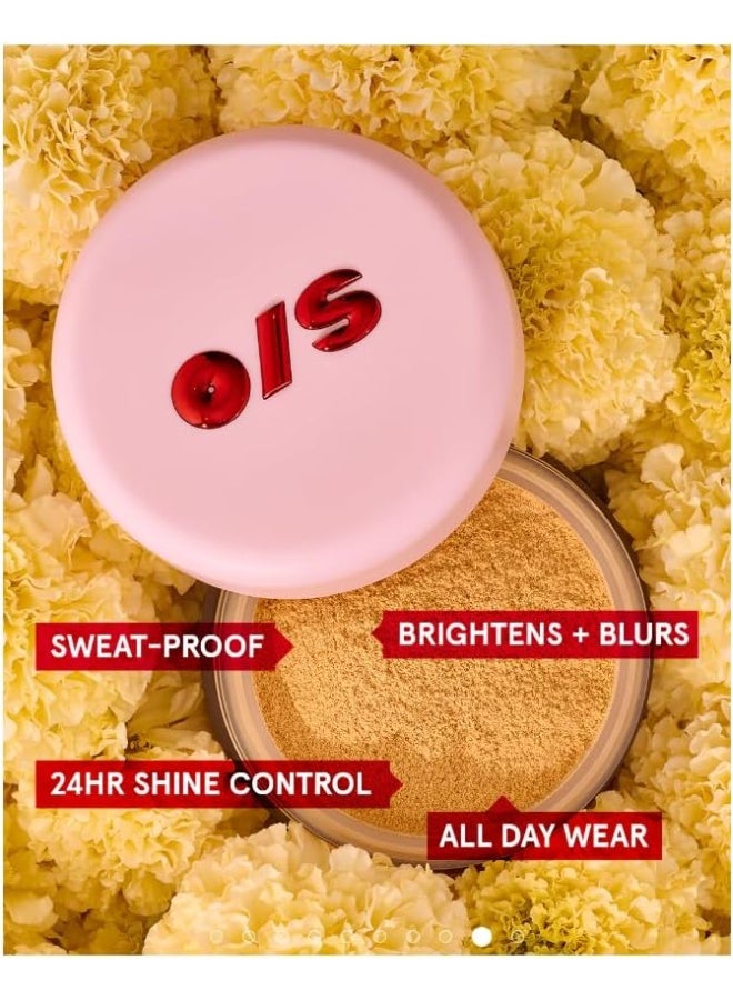 One size ONE/SIZE OIS Ultra Peach Powder – Brightening & Blurring Loose Setting Powder for Smooth Long-Lasting Makeup - Image 2