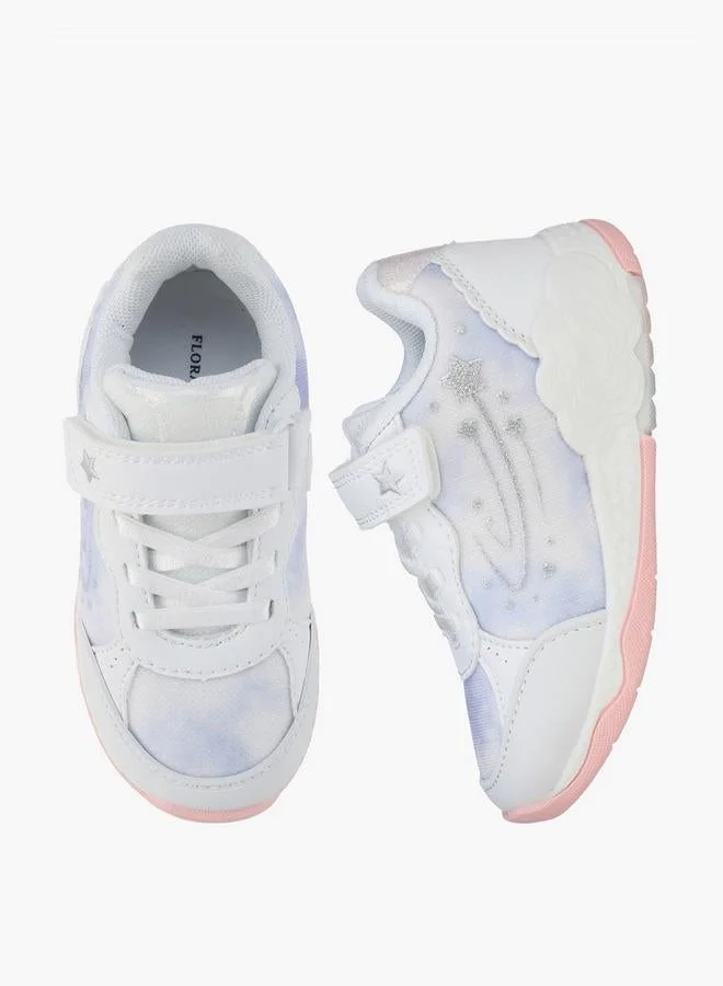 Flora Bella By Shoexpress Girls Hook & Loop Ankle Sneakers