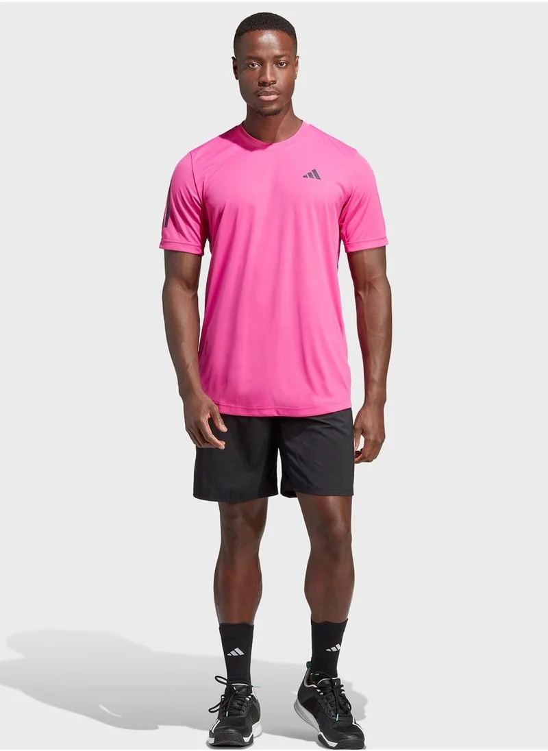 Adidas Club 3 Stripe Tennis Shorts