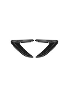 Car Side Air Vent Cover Trim Fender Sticker for 3 Series F30 20122016(Charcoal)