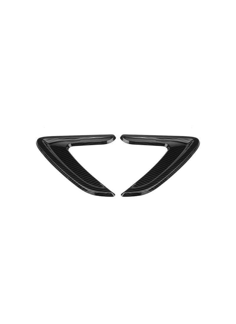 Generic - Car Side Air Vent Cover Trim Fender Sticker for 3 Series F30 20122016(Charcoal) - Image 1
