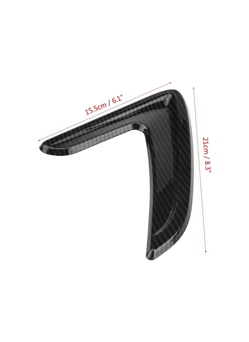 Generic - Car Side Air Vent Cover Trim Fender Sticker for 3 Series F30 20122016(Charcoal) - Image 1