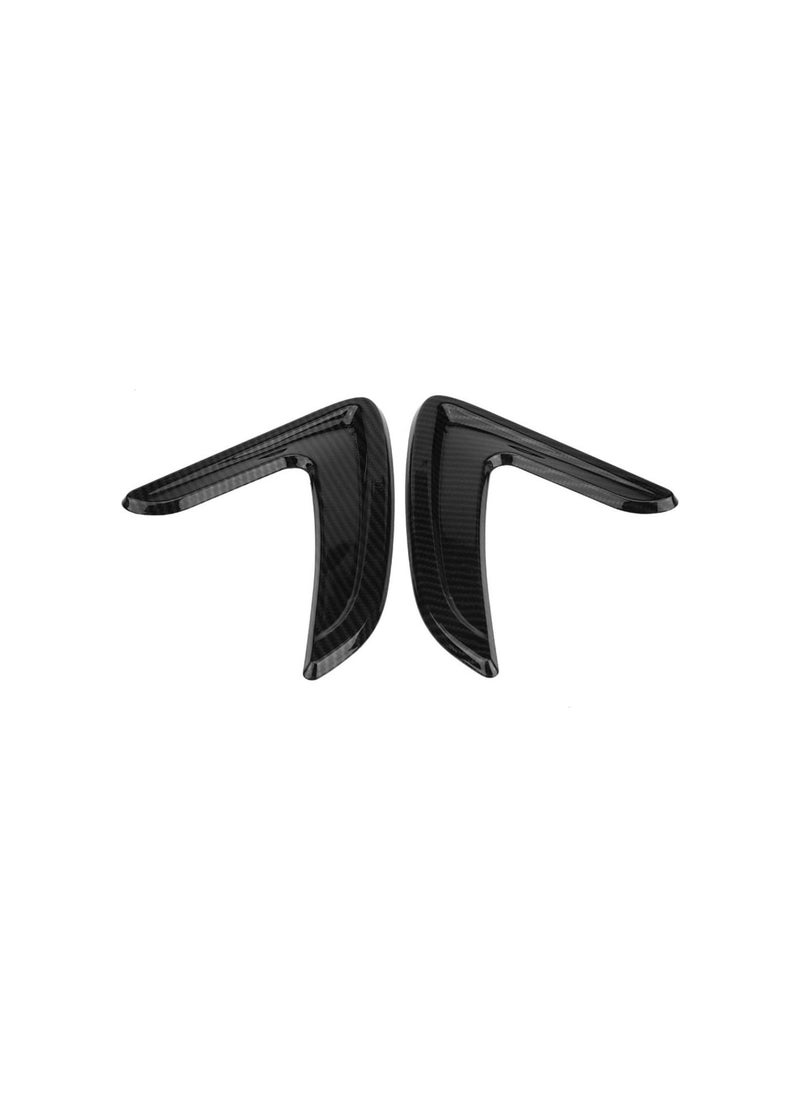 Generic - Car Side Air Vent Cover Trim Fender Sticker for 3 Series F30 20122016(Charcoal) - Image 1