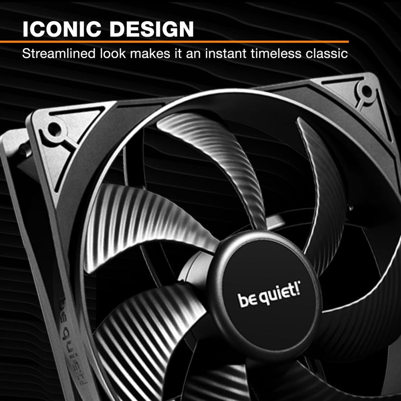 be quiet! Pure Wings 3 140mm PWM, 3 Included, high top-end Speed, Low Minimum RPM, Optimized Fan Frame, Newly Designed Fan Blades - Image 4