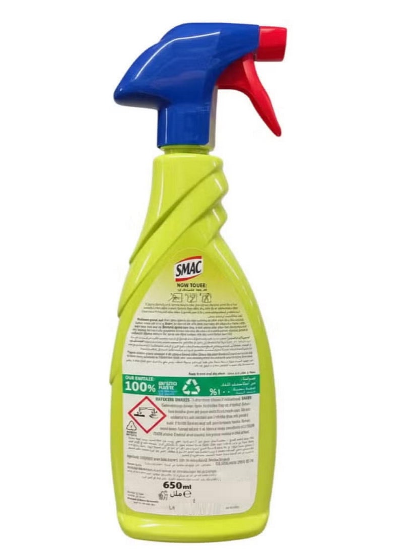 Smac Kitchen Degreaser Lemon Scent 650 ML - Image 3
