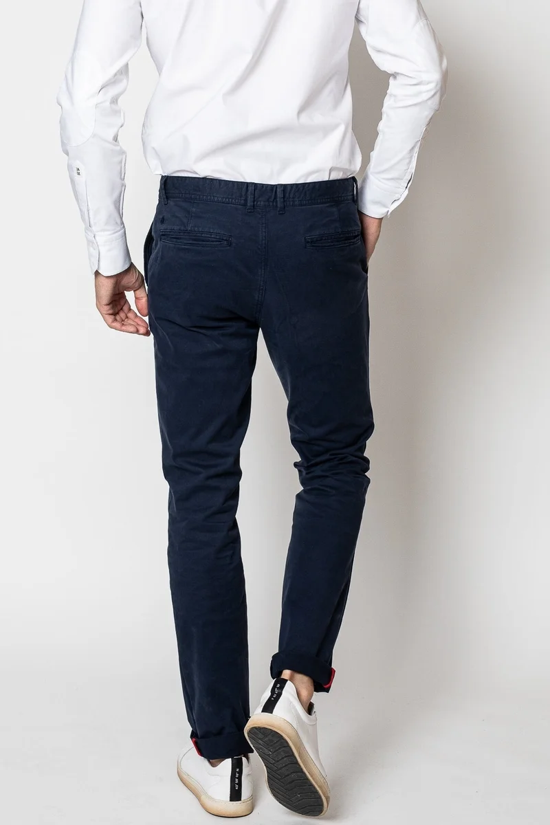 Jaqk Walter Navy Blue Trousers
