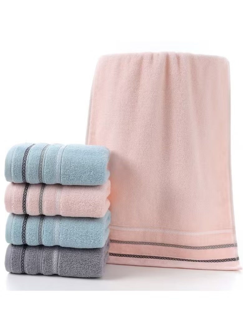 HOMESTAR 3-piece Bathroom Towel Set, Cotton Low Twist Bath Towels, Highly absorbent, Quick drying - Image 1