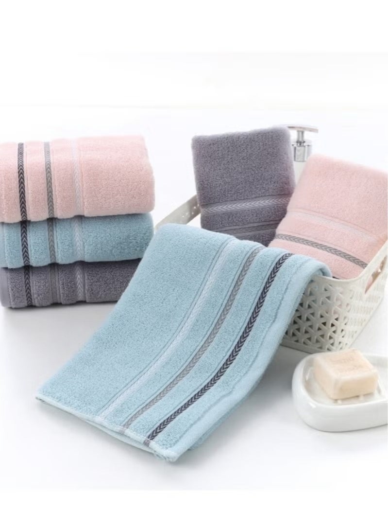 HOMESTAR 3-piece Bathroom Towel Set, Cotton Low Twist Bath Towels, Highly absorbent, Quick drying - Image 2