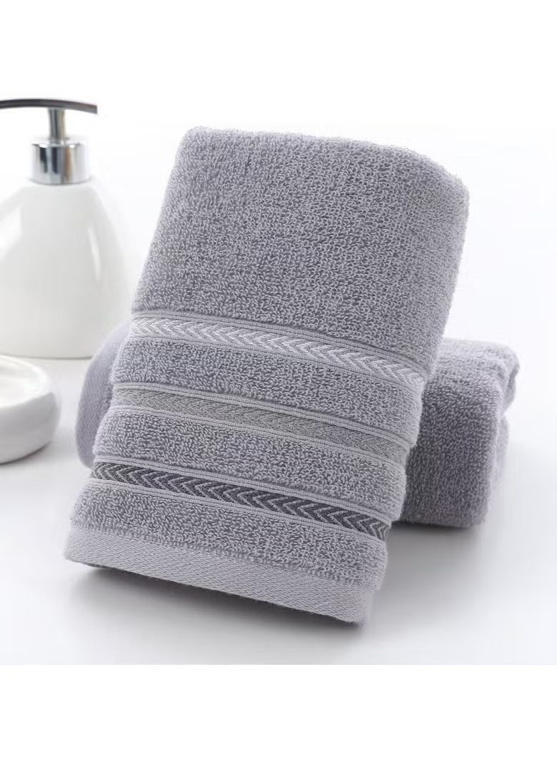 HOMESTAR 3-piece Bathroom Towel Set, Cotton Low Twist Bath Towels, Highly absorbent, Quick drying - Image 5