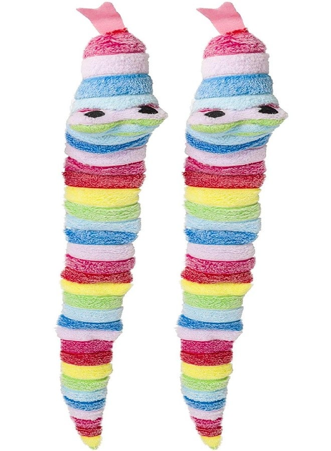 سبوت منتجات SPOT الأخلاقية، عبوة من قطعتين من ألعاب الثعابين الزلقة التي تصدر صوتاً للكلاب، 35 بوصة، أنماط متنوعة. - Image 1