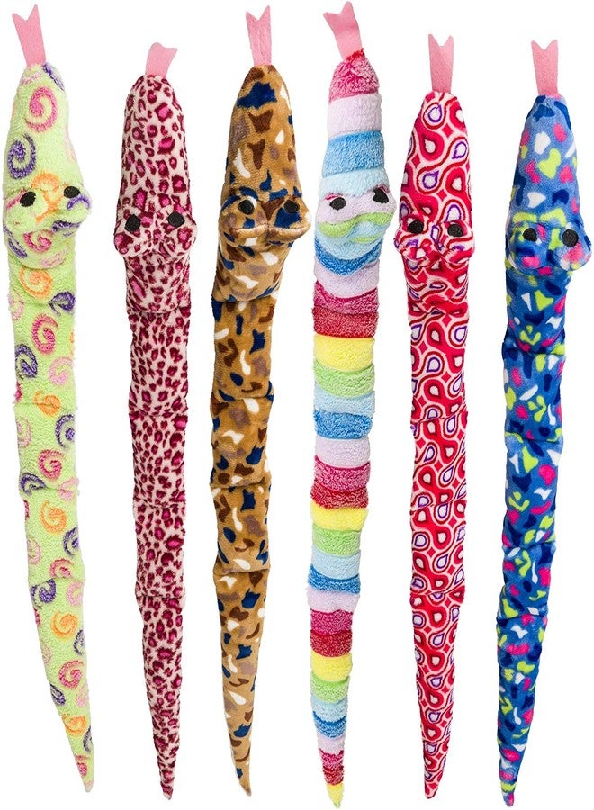 سبوت منتجات SPOT الأخلاقية، عبوة من قطعتين من ألعاب الثعابين الزلقة التي تصدر صوتاً للكلاب، 35 بوصة، أنماط متنوعة. - Image 2