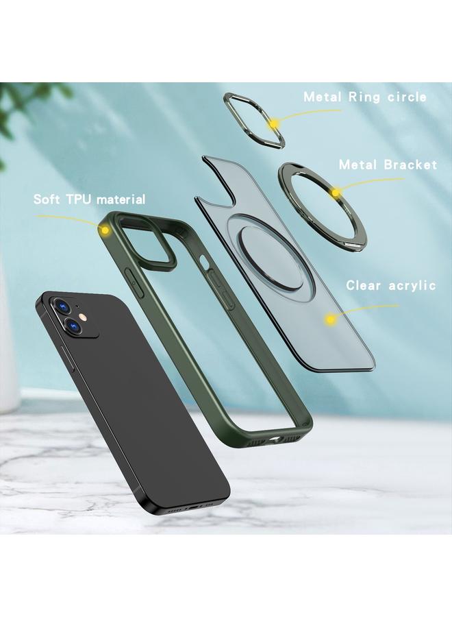 Zaboon Case For iPhone 12 Wing Series MagSafe Magnetic Ring Holder Phone Case - Image 4