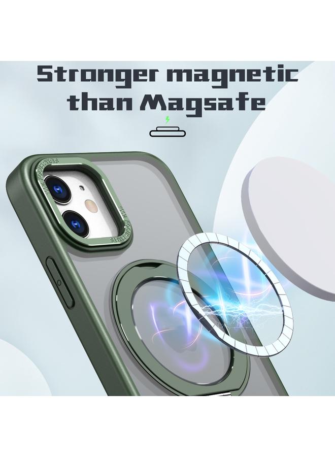 Zaboon Case For iPhone 12 Wing Series MagSafe Magnetic Ring Holder Phone Case - Image 2