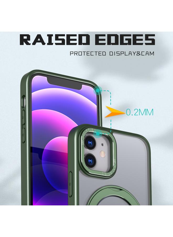 Zaboon Case For iPhone 12 Wing Series MagSafe Magnetic Ring Holder Phone Case - Image 5