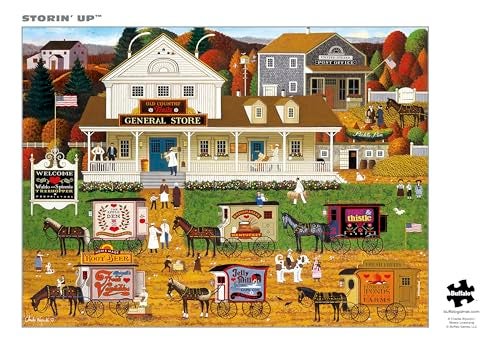 Buffalo Games - Silver Select - Charles Wysocki - Storin' Up - 1000 Piece Jigsaw Puzzle for Adults -Challenging Puzzle Perfect for Game Nights - Finished Size is 26.75 x 19.75 - Image 5