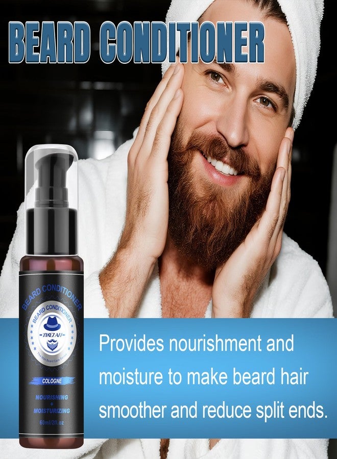XIKEZAN Beard Kit for Men Grooming & Care w/Cologne-Soften,Soothe Beard - Image 4