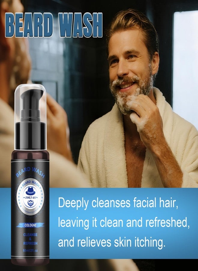 XIKEZAN Beard Kit for Men Grooming & Care w/Cologne-Soften,Soothe Beard - Image 3