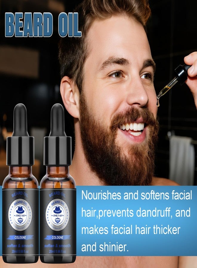 XIKEZAN Beard Kit for Men Grooming & Care w/Cologne-Soften,Soothe Beard - Image 5